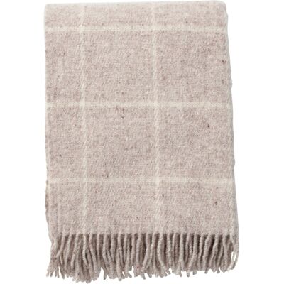 Klippan Yllefabrik Vinga Beige Ullfilt - Plaid Klippan Yllefabrik Vinga Beige Ullfilt - Plaid