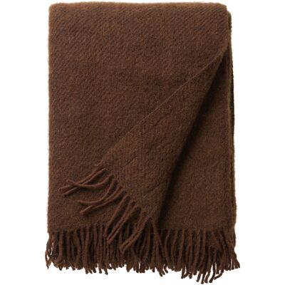 Klippan Ullpläd - 130x200 cm - Gotlandsull/lammull - Gotland Walnut Klippan Ullpläd - 130x200 cm - Gotlandsull/lammull - Gotland Walnut