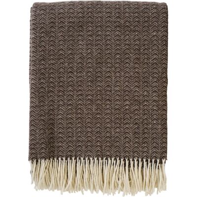 Klippan Ullpläd - 140x200 cm - Cashmere och merinoull - Lucas Cigar Klippan Ullpläd - 140x200 cm - Cashmere och merinoull - Lucas Cigar