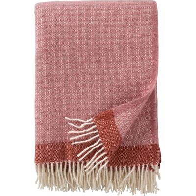 Klippan Ullpläd - 130x200 cm - 100% ekologisk lammull - Harald Dusty Rose Klippan Ullpläd - 130x200 cm - 100% ekologisk lammull - Harald Dusty Rose