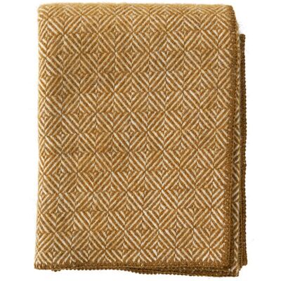 Klippan Ullpläd - 130x180 cm - Alpackaull/lamull - Diamonds Caramel Klippan Ullpläd - 130x180 cm - Alpackaull/lamull - Diamonds Caramel
