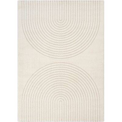 Nordstrand Home Matta - 80x150 cm - Vävd - Cremefärgad med mönster - Eclipse - Nordstrand Home Matta - 80x150 cm - Vävd - Cremefärgad med mönster - Eclipse -