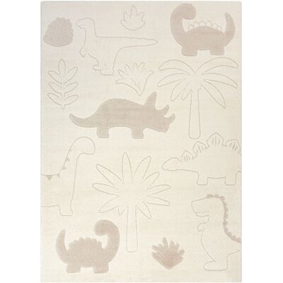 Nordstrand Home Barnmatta - 140x200 - Beige med dinosaur - Eclipse - Nordstrand Home Barnmatta - 140x200 - Beige med dinosaur - Eclipse -