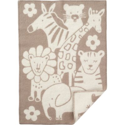 Klippan Barnullpläd - 65x90 cm - 100% ekologisk lammull - Picnic Taupe Kids Klippan Barnullpläd - 65x90 cm - 100% ekologisk lammull - Picnic Taupe Kids