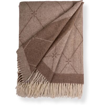 By Borg Cashmere ullpläd 130x200 cm - Toscana Spago naturfärgad pläd By Borg Cashmere ullpläd 130x200 cm - Toscana Spago naturfärgad pläd