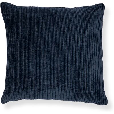 Borg Living Prydnadskudde 45x45 cm - Mörkblå soffkudde med sammetslook - Mjuk kudde till soffan - Borg Living Prydnadskudde 45x45 cm - Mörkblå soffkudde med sammetslook - Mjuk kudde till soffan -