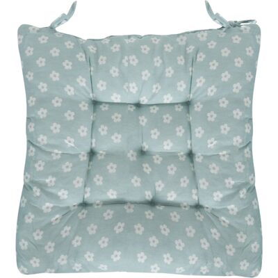 Borg Living Stolsdyna - 35x35x6 cm - Mintfärgad - All over tryck - Små blommor Borg Living Stolsdyna - 35x35x6 cm - Mintfärgad - All over tryck - Små blommor