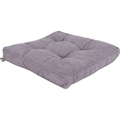 Borg Living Stolsdyna - 38x38x8 cm - Mjuk trädgårdsdyna i sammet - Grå Borg Living Stolsdyna - 38x38x8 cm - Mjuk trädgårdsdyna i sammet - Grå