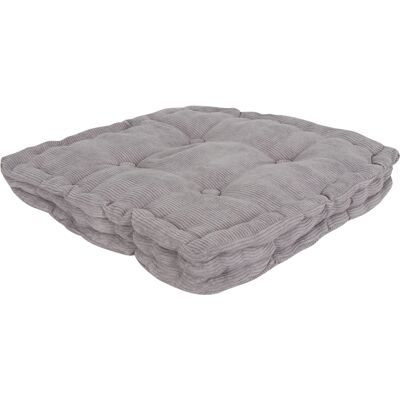 Borg Living Futonkudde - 40x40x7 cm - Mjuk futonkudde av sammetstyg - Grå Borg Living Futonkudde - 40x40x7 cm - Mjuk futonkudde av sammetstyg - Grå