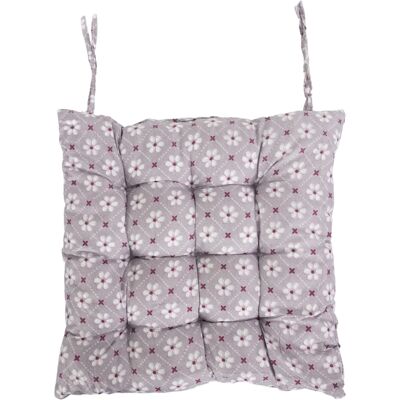 Borg Living Stolsdyna - 35x35x6 cm - Lila trädgårdsdyna med blommor - Mjuk komfortdyna Borg Living Stolsdyna - 35x35x6 cm - Lila trädgårdsdyna med blommor - Mjuk komfortdyna