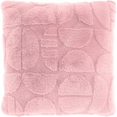 Borg Living Prydnadskudde - 45x45 cm - Fuskpäls - Gammal rosa Borg Living Prydnadskudde - 45x45 cm - Fuskpäls - Gammal rosa