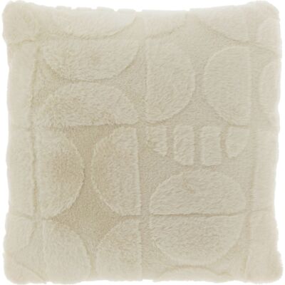 Borg Living Prydnadskudde - 45x45 cm - Fuskpäls - Vit Borg Living Prydnadskudde - 45x45 cm - Fuskpäls - Vit