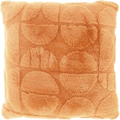Borg Living Prydnadskudde - 45x45 cm - Fuskpäls - Koppar Borg Living Prydnadskudde - 45x45 cm - Fuskpäls - Koppar