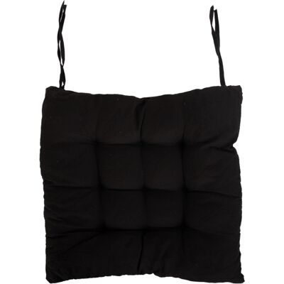 Borg Living Stolsdyna - 35x35x6 cm - Svart enfärgad trädgårdsdyna Borg Living Stolsdyna - 35x35x6 cm - Svart enfärgad trädgårdsdyna