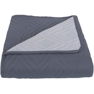 Borg Living Sängöverkast - 220x240 cm - Vändbart mörkgrått och ljusgrått - för 120/140 säng Borg Living Sängöverkast - 220x240 cm - Vändbart mörkgrått och ljusgrått - för 120/140 säng