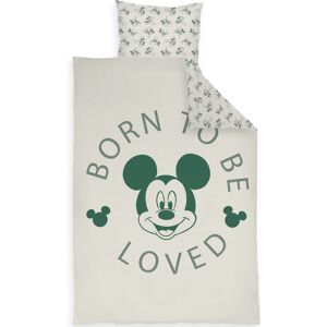 Licens Mickey Mouse sängkläder - 100% bomull - Junior sängset 100x140 cm - Born to be loved Licens Mickey Mouse sängkläder - 100% bomull - Junior sängset 100x140 cm - Born to be loved