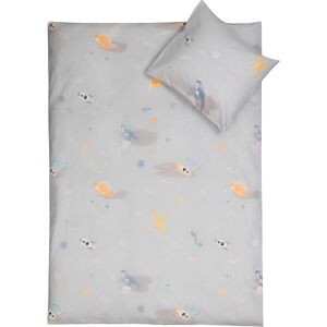 Nordstrand Home Dinosaur sängkläder - 100% bomull - Junior sängkläder 100x140 cm - Grå Nordstrand Home Dinosaur sängkläder - 100% bomull - Junior sängkläder 100x140 cm - Grå