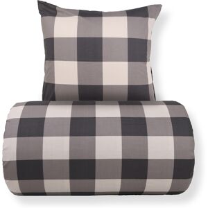 Nordstrand Home Sängkläder 140x220 cm - 100% bomull - Grått rutmönster Nordstrand Home Sängkläder 140x220 cm - 100% bomull - Grått rutmönster