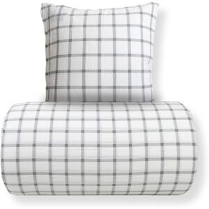 By Night bomullskrepp sängkläder - Grön rutig 150x210cm By Night bomullskrepp sängkläder - Grön rutig 150x210cm