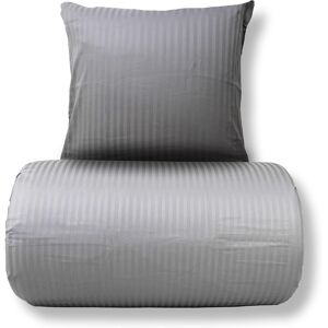 Borg Living Sängkläder 140x200 cm - 100% bomullssatin - Klassiska ljusgrå ränder Borg Living Sängkläder 140x200 cm - 100% bomullssatin - Klassiska ljusgrå ränder