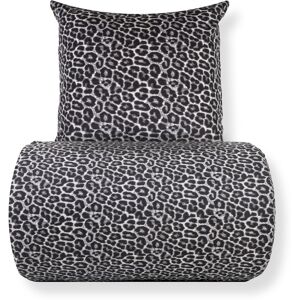 Leopard Sängkläder Borg Living - 140x220cm - Svart & Vit - Bomull Leopard Sängkläder Borg Living - 140x220cm - Svart & Vit - Bomull