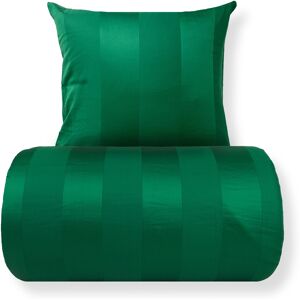 Grönt sängklädesset från Excellent By Borg - Satin bomull Jacquard 300 TC Grönt sängklädesset från Excellent By Borg - Satin bomull Jacquard 300 TC