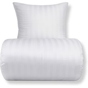 Nordstrand Home Bambu sängkläder - 100% naturligt bambu - 140x200 cm - Vitt, jacquardvävt bäddset med ränder Nordstrand Home Bambu sängkläder - 100% naturligt bambu - 140x200 cm - Vitt, jacquardvävt bäddset med ränder