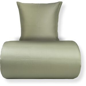 Nature By Borg Dubbelt Bambussängset - Olivengrön - Satintyg - King Size Nature By Borg Dubbelt Bambussängset - Olivengrön - Satintyg - King Size