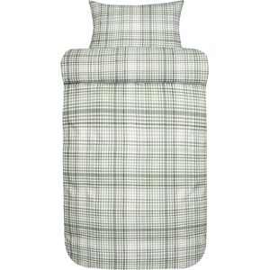 Høie of Scandinavia Grön flanell bäddset - 140x200cm Høie of Scandinavia Grön flanell bäddset - 140x200cm