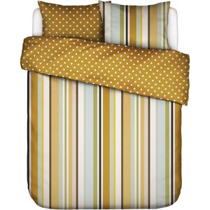 Essenza Dubbelsäng Duntäcke Set - Gul & Vit - Vändbar - 200x200cm Essenza Dubbelsäng Duntäcke Set - Gul & Vit - Vändbar - 200x200cm