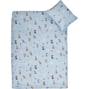 By Mats Baby Blå Kanin Bomullssängkläder By Mats Baby Blå Kanin Bomullssängkläder