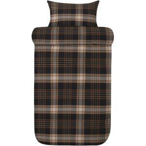 Sängkläder i flanell 140x200 cm - Brunrutigt sängset - 100% garnfärgad bomullsflanell - Richard Høie of Scandinavia sänglinne Sängkläder i flanell 140x200 cm - Brunrutigt sängset - 100% garnfärgad bomullsflanell - Richard Høie of Scandinavia sänglinne