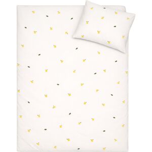 By Mats Citron sängkläder - 100% bomull - Babysängkläder 70x100 cm - Sandfärgad med citroner By Mats Citron sängkläder - 100% bomull - Babysängkläder 70x100 cm - Sandfärgad med citroner
