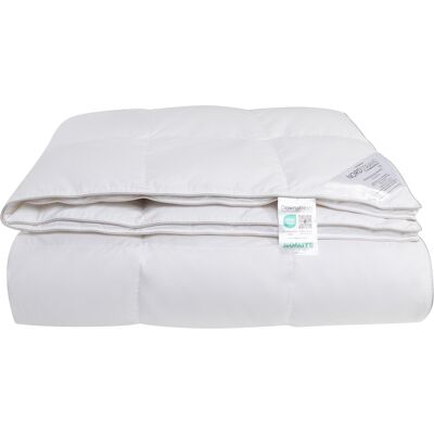 Nordstrand Home Lyxigt helårstäcke - 100% fina myskdun - 140x200 cm - myskdunstäcke med bomullssatinöverdrag Nordstrand Home Lyxigt helårstäcke - 100% fina myskdun - 140x200 cm - myskdunstäcke med bomullssatinöverdrag