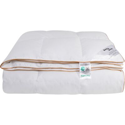 Borg Living 100% myskdunsdyna - NOMITE helårstäcke (allergivänlig) - 200x220 cm - Extra fint bomullssatinöverdrag - Årsdynen 2025 Borg Living 100% myskdunsdyna - NOMITE helårstäcke (allergivänlig) - 200x220 cm - Extra fint bomullssatinöverdrag - Årsdynen 2025