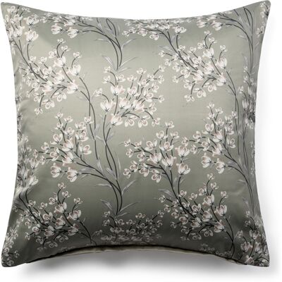 In Style Örngott 60x63 cm - Satin - Grönt vändbart blommönster In Style Örngott 60x63 cm - Satin - Grönt vändbart blommönster