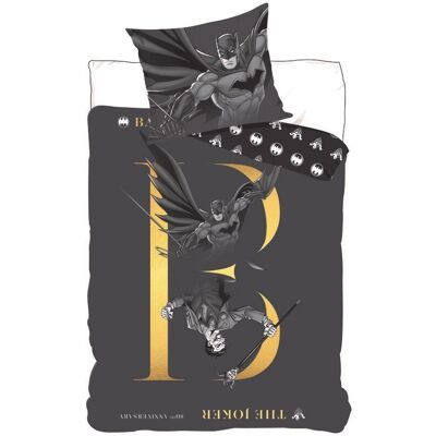 Batman sängkläder - 140x200 cm - 2-i-1 design - Bomull Batman sängkläder - 140x200 cm - 2-i-1 design - Bomull