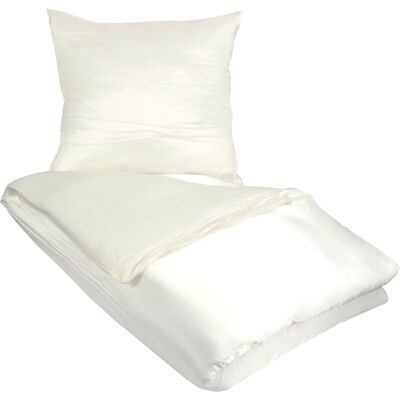 Butterfly Silk Silkesett - Vit - 240x220 cm - Luksus Butterfly Silk Silkesett - Vit - 240x220 cm - Luksus