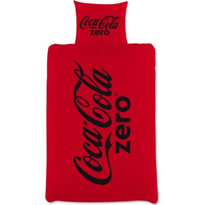 Licens Coca Cola Zero sängkläder - 100% bomull - Barnsängkläder 140x200 cm Licens Coca Cola Zero sängkläder - 100% bomull - Barnsängkläder 140x200 cm