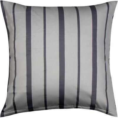 By Borg Puddfodral 60x63 cm - 100% bomullssatin - Lana - grå och svarta ränder By Borg Puddfodral 60x63 cm - 100% bomullssatin - Lana - grå och svarta ränder