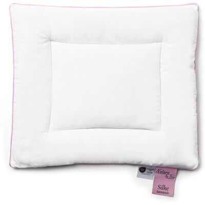 Nature By Borg Babykudde - Sidenskudde med 100% mjuk bambusvadd - 40x45 cm - Kvalitetskudde - Nature By Borg Babykudde - Sidenskudde med 100% mjuk bambusvadd - 40x45 cm - Kvalitetskudde -