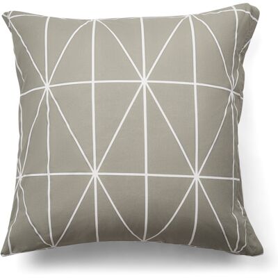 Nordstrand Home Örngott 60x63 cm - 100% bomull - Grönt med vitt harlekinmönster Nordstrand Home Örngott 60x63 cm - 100% bomull - Grönt med vitt harlekinmönster