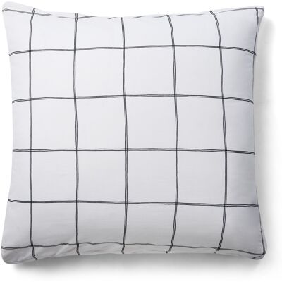 Nordstrand Home Örngott 60x63 cm - 100% bomull - Vitt med svarta rutor Nordstrand Home Örngott 60x63 cm - 100% bomull - Vitt med svarta rutor