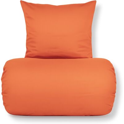 Nordstrand Home Bambu sängkläder 140x200 cm - 100% bambu - Orange satinvävd Nordstrand Home Bambu sängkläder 140x200 cm - 100% bambu - Orange satinvävd