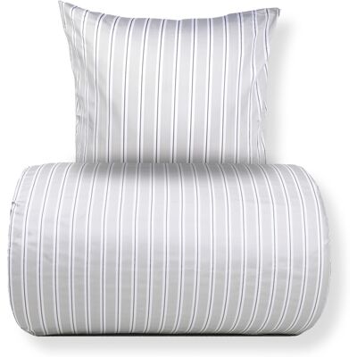 By Night Grey Striped Bed Linen - Bed Linen By Night Grey Striped Bed Linen - Bed Linen