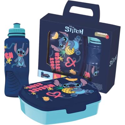 Licens Stitch matlådeset - Matlåda och drickflaska för barn Licens Stitch matlådeset - Matlåda och drickflaska för barn