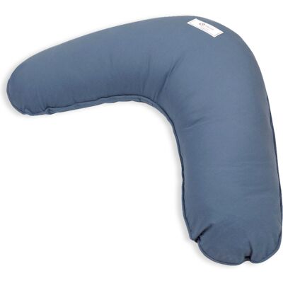 Müsli Amningskudde - - 75x35 cm - Kapok - Indigo - Enfärgad blå Müsli Amningskudde - - 75x35 cm - Kapok - Indigo - Enfärgad blå
