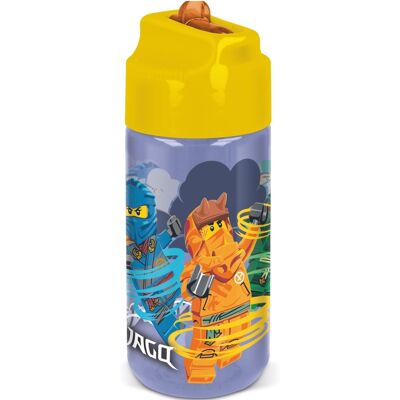 Licens Lego Ninjago drickflaska - Vattenflaska med flipptut och sugrör Licens Lego Ninjago drickflaska - Vattenflaska med flipptut och sugrör