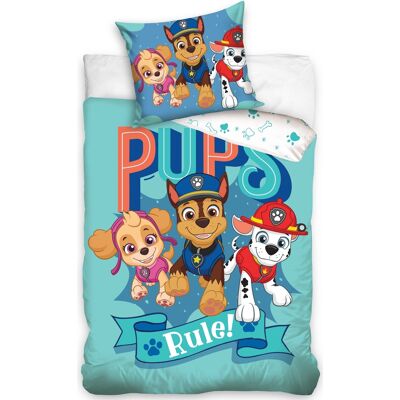 Vändbart Paw Patrol Bäddsæt - 150x210 cm Vändbart Paw Patrol Bäddsæt - 150x210 cm