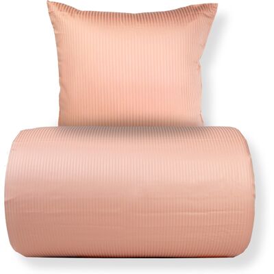 By Borg Sängkläder 140x200 cm - egyptisk bomull - Rosa jacquardvävda ränder By Borg Sängkläder 140x200 cm - egyptisk bomull - Rosa jacquardvävda ränder